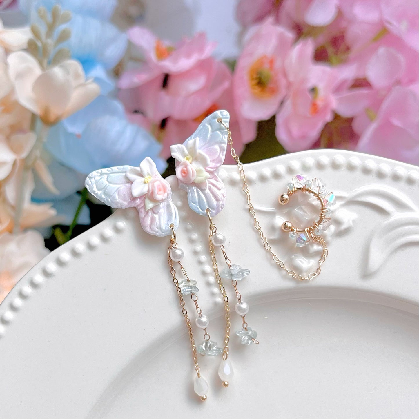 Flora Butterfly Wings Dangles|Fairy's Diary