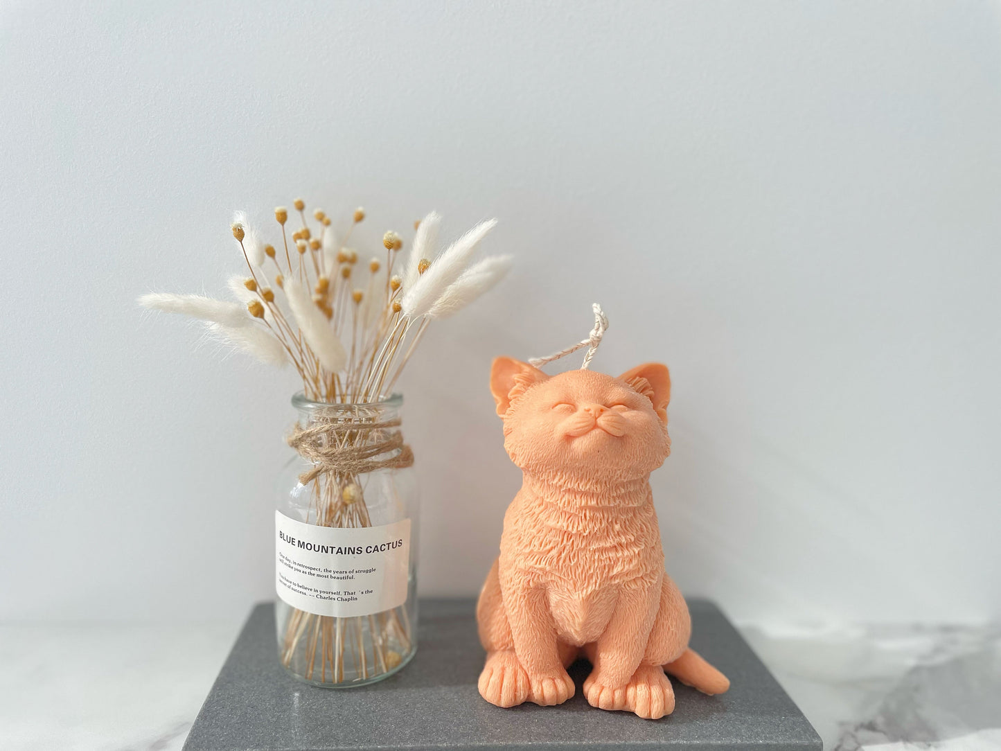 Big Smily Cat Candle