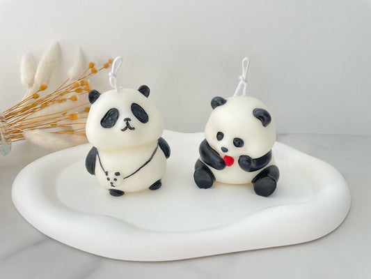 Panda Candle