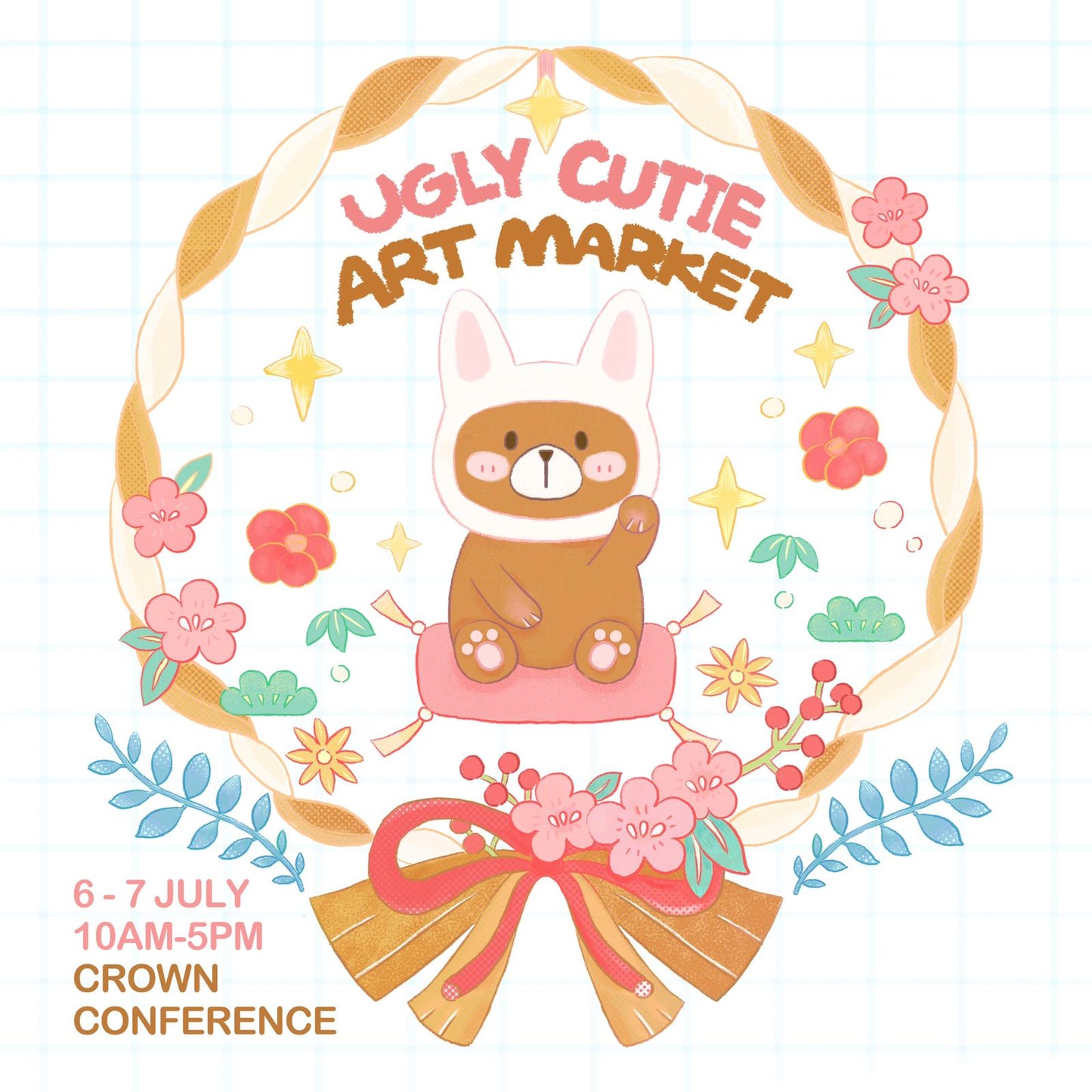 UglyCutie Art Market Ticket - Limited Supplies, Running out quickly