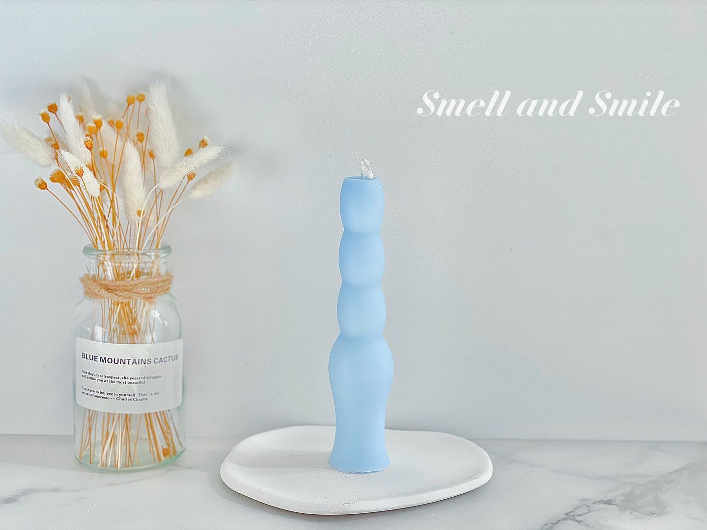 Bowling Pins Shaped Pillar Candle