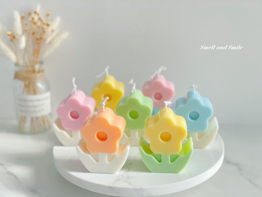 Ins Flower Candle