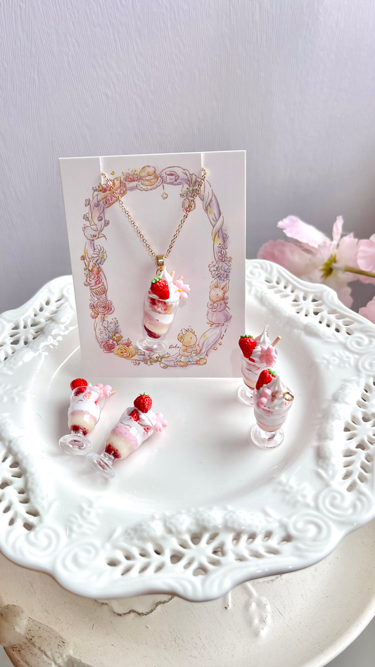 Strawberry Parfait Necklace