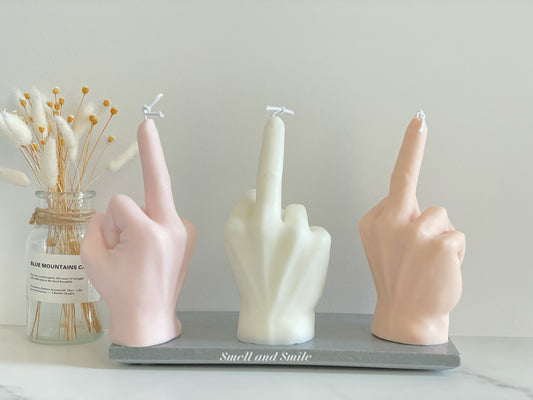 Middle Finger Candle