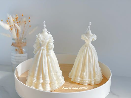 Vintage Dress Candle