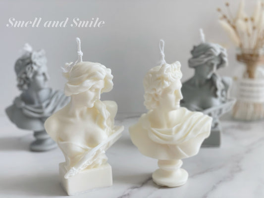 Greek God/Goddess Sculpture Candle